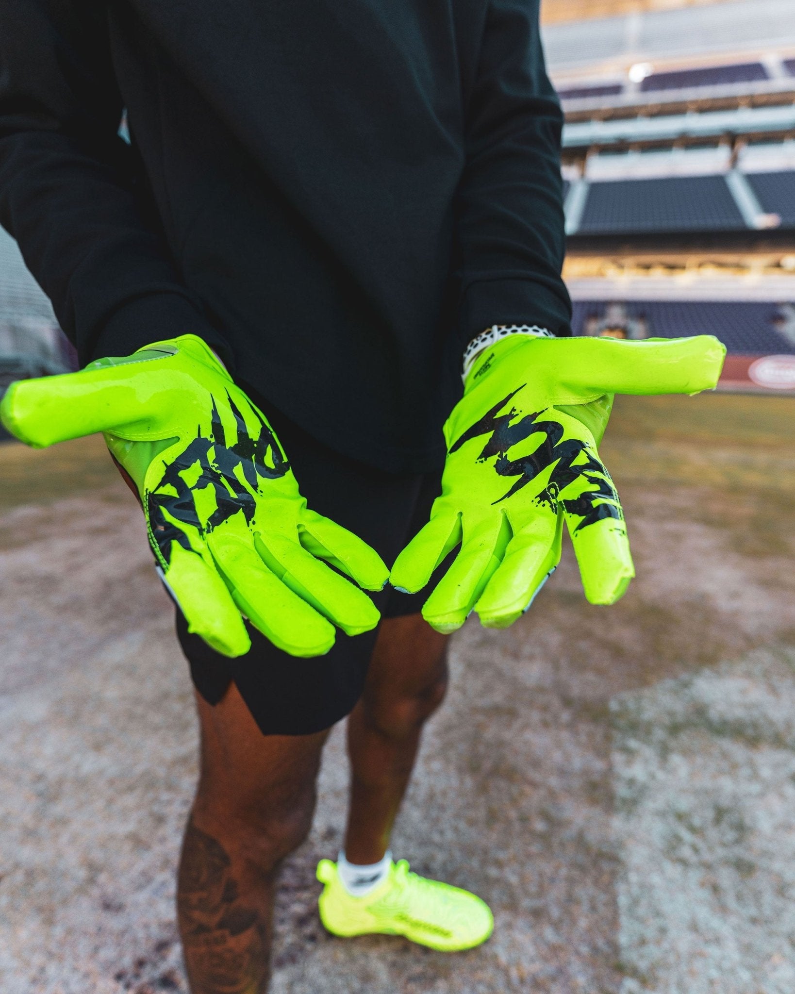 Rick and Morty Football Gloves - VPS1 by Phenom Elite - Angler's Pro Tackle & Outdoors