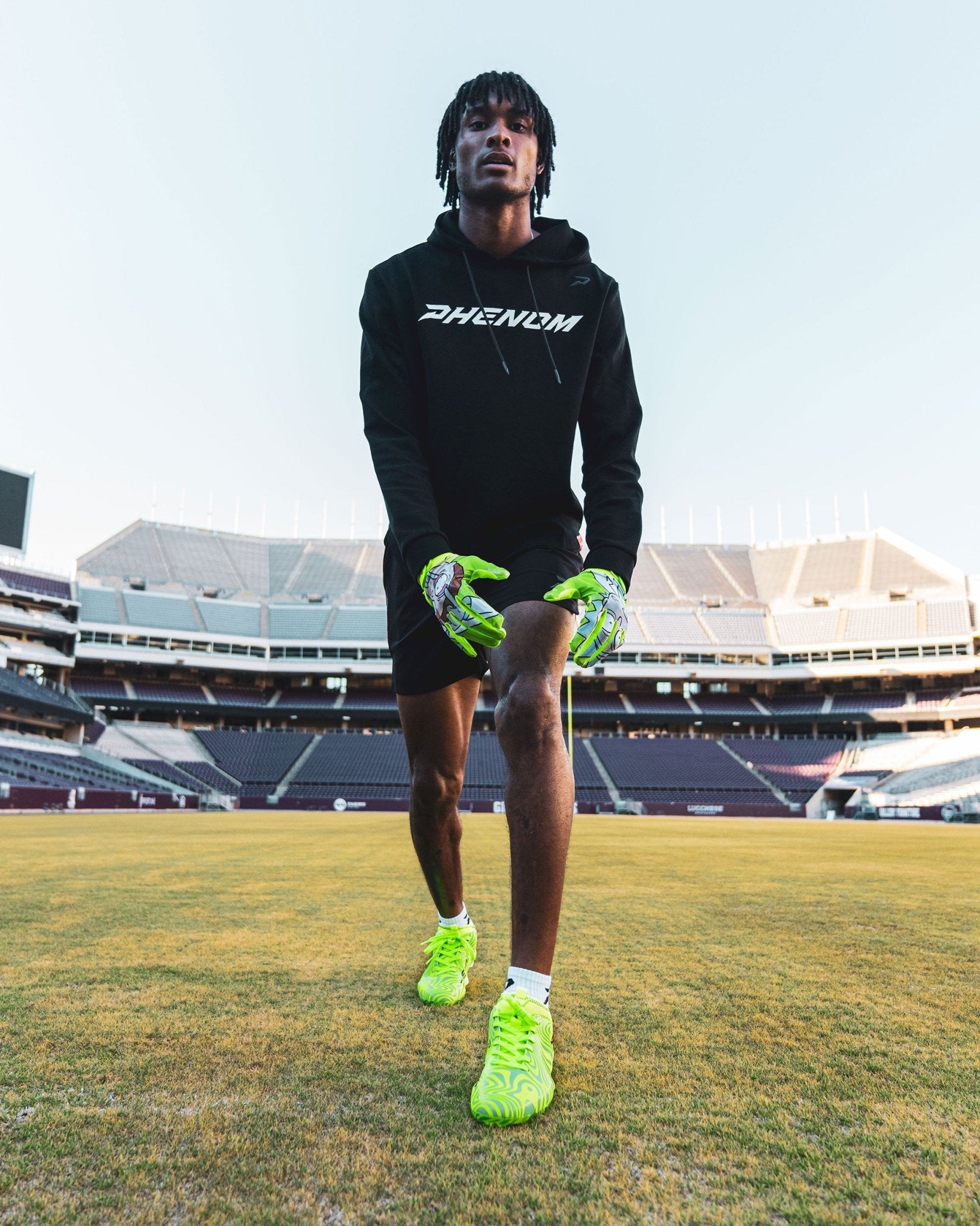 Rick and Morty Football Gloves - VPS1 by Phenom Elite - Angler's Pro Tackle & Outdoors