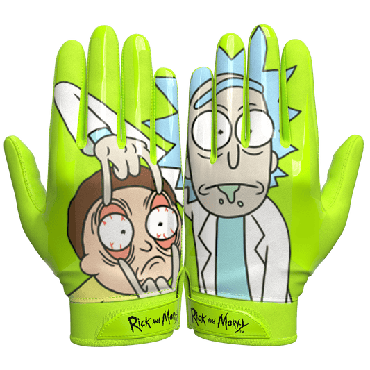 Rick and Morty Football Gloves - VPS1 by Phenom Elite - Angler's Pro Tackle & Outdoors