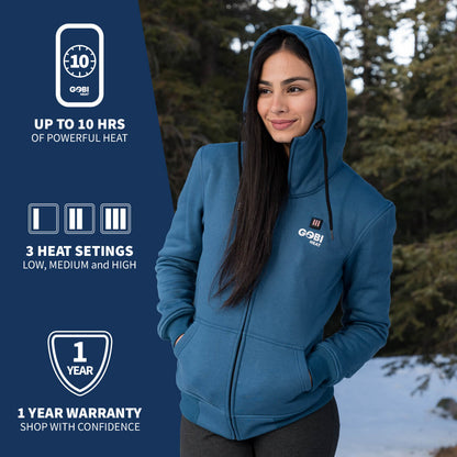 Gobi Heat Ridge Womens Heated Hoodie