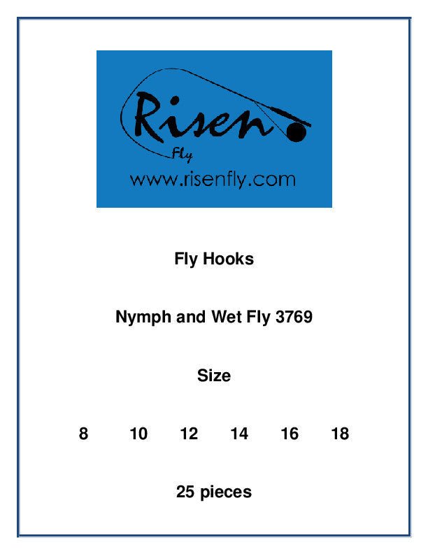 Risen Fly - Nymph Hook 3769 - Angler's Pro Tackle & Outdoors