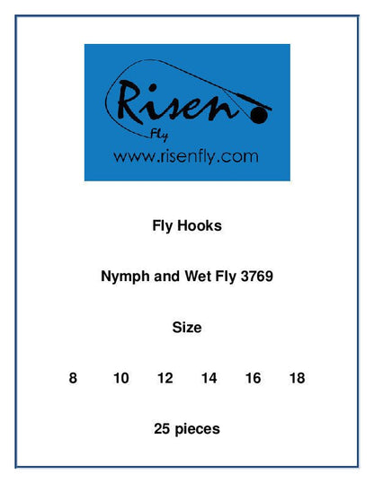 Risen Fly - Nymph Hook 3769 - Angler's Pro Tackle & Outdoors