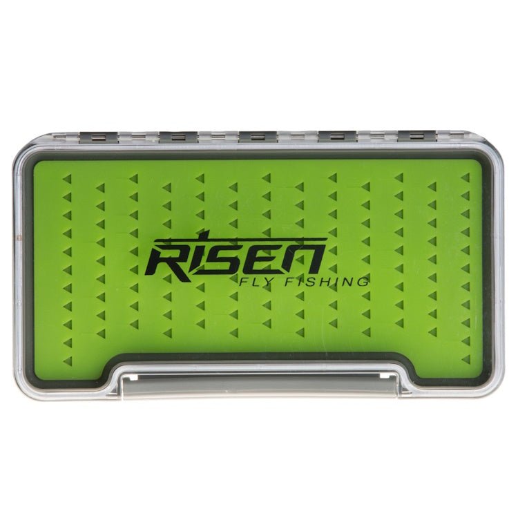 Risen Fly - Waterproof fly boxes with green silicone insert - Angler's Pro Tackle & Outdoors