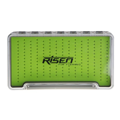 Risen Fly - Waterproof fly boxes with green silicone insert - Angler's Pro Tackle & Outdoors