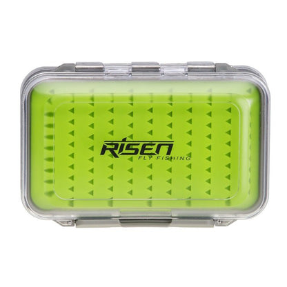 Risen Fly - Waterproof fly boxes with green silicone insert - Angler's Pro Tackle & Outdoors