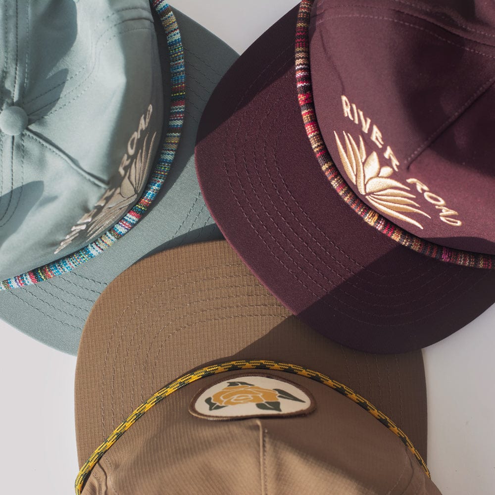 River Road Agave Fiesta Snapback Hat | Steel