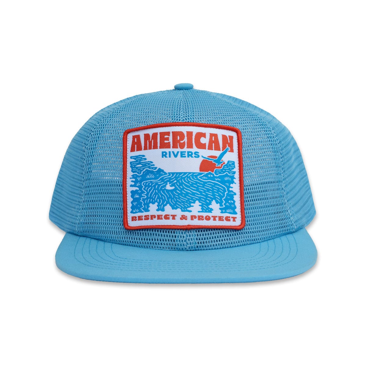 River Road American Rivers Mesh Snapback Hat | Ice