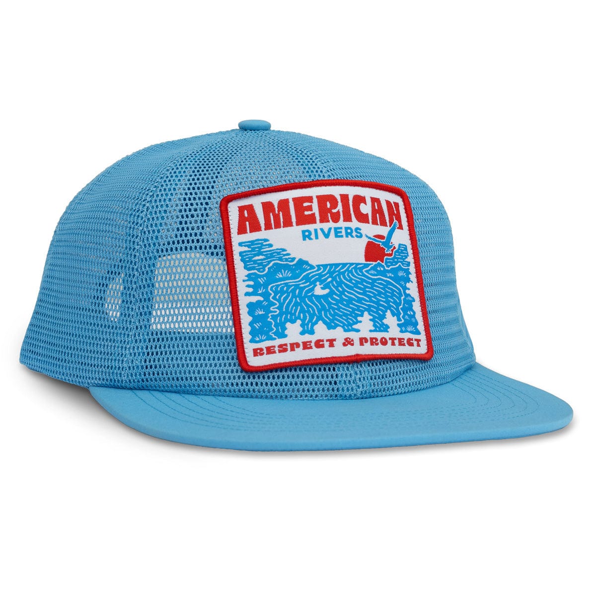 River Road American Rivers Mesh Snapback Hat | Ice
