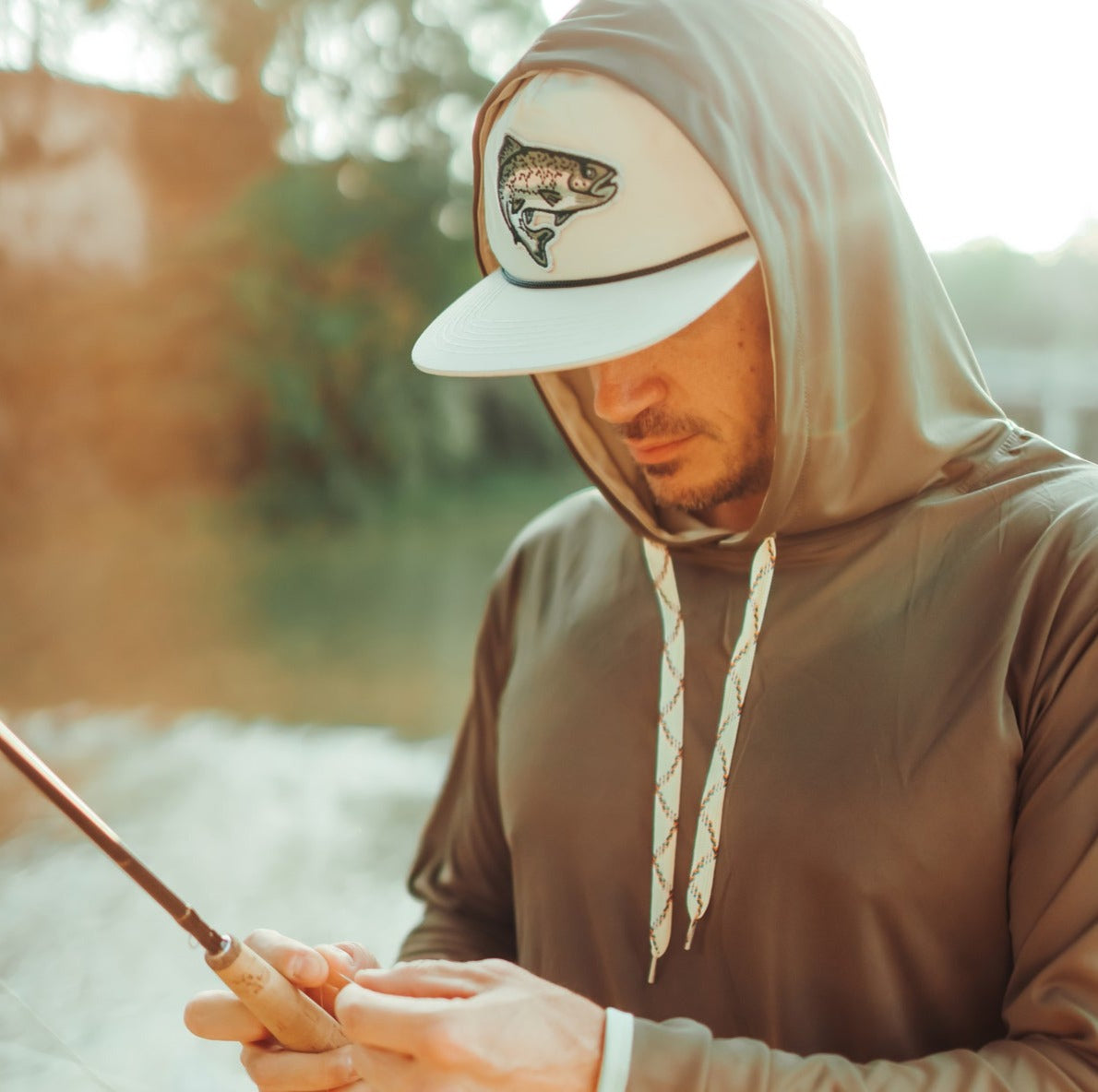 River Road Rainbow Trout Snapback Hat