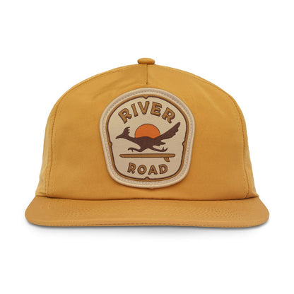 River Road Roadie the Roadrunner Snapback Hat | Gold