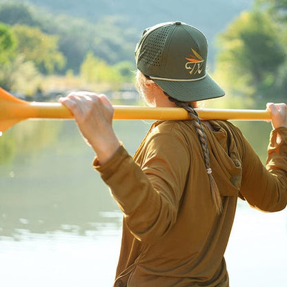 River Road Texas Fly Snapback Hat | Olive