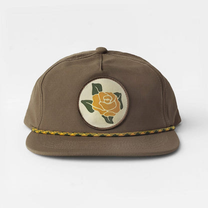 River Road Yellow Rose Snapback Rope Hat
