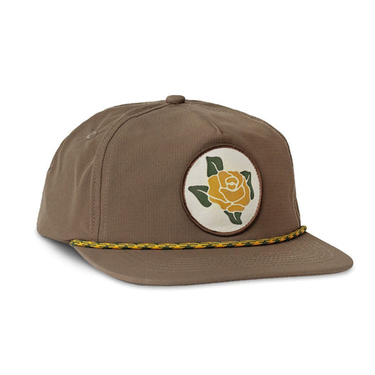 River Road Yellow Rose Snapback Rope Hat