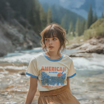 River Road American Rivers Vintage Ringer