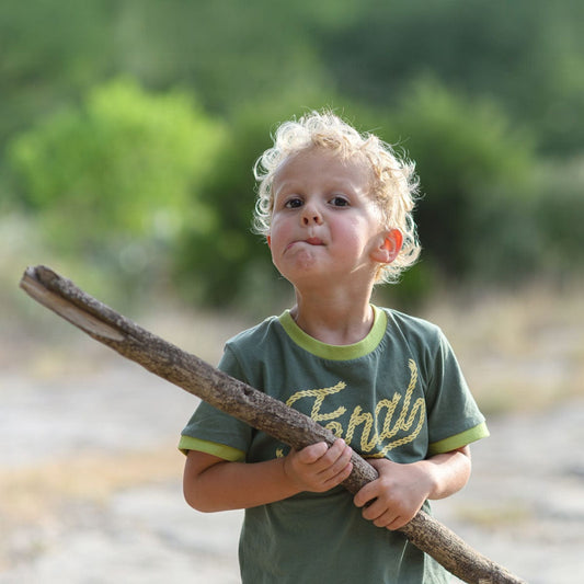 River Road Feral Vintage Ringer | Forest (Youth)