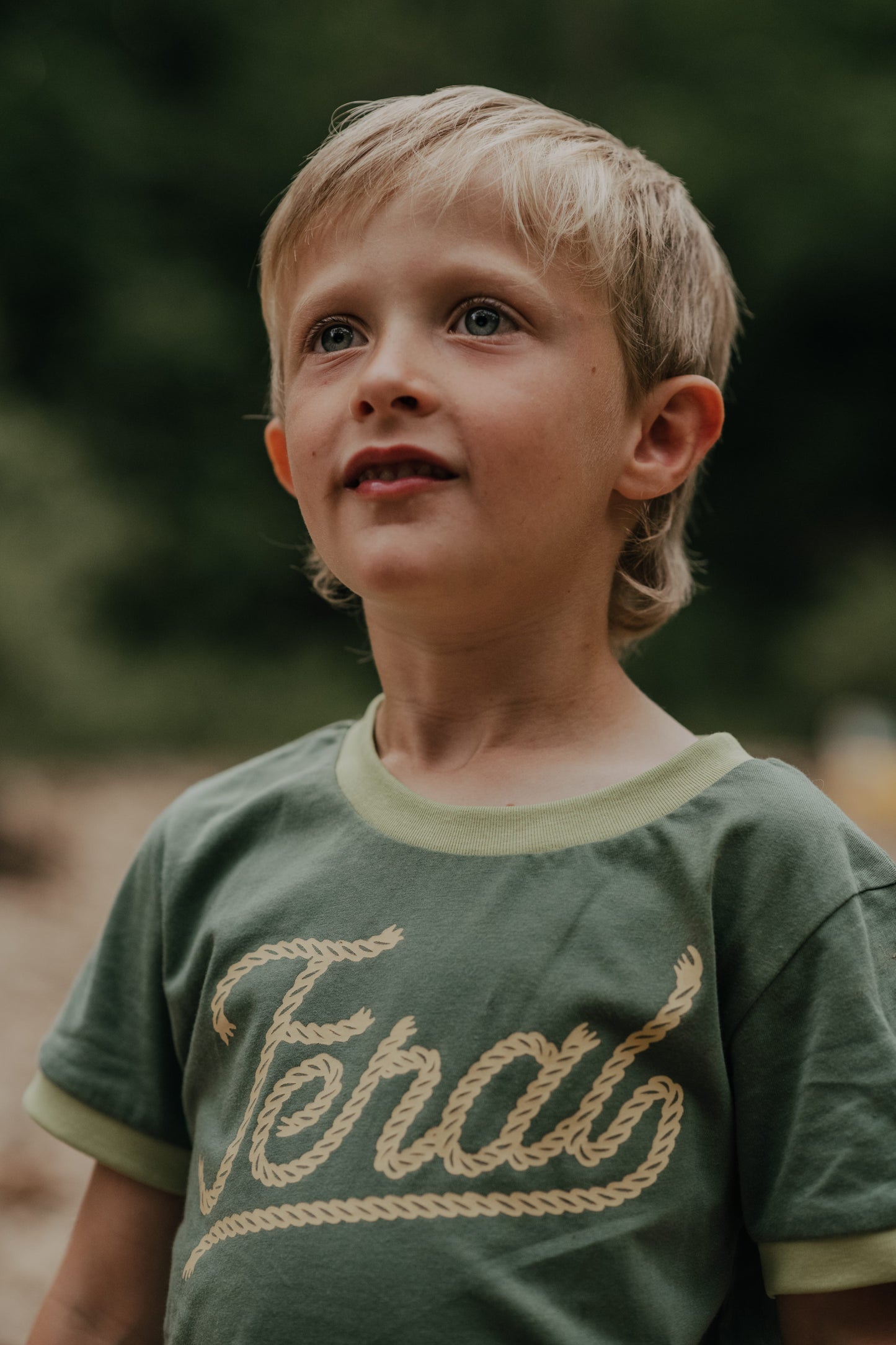 River Road Feral Vintage Ringer | Forest (Youth)