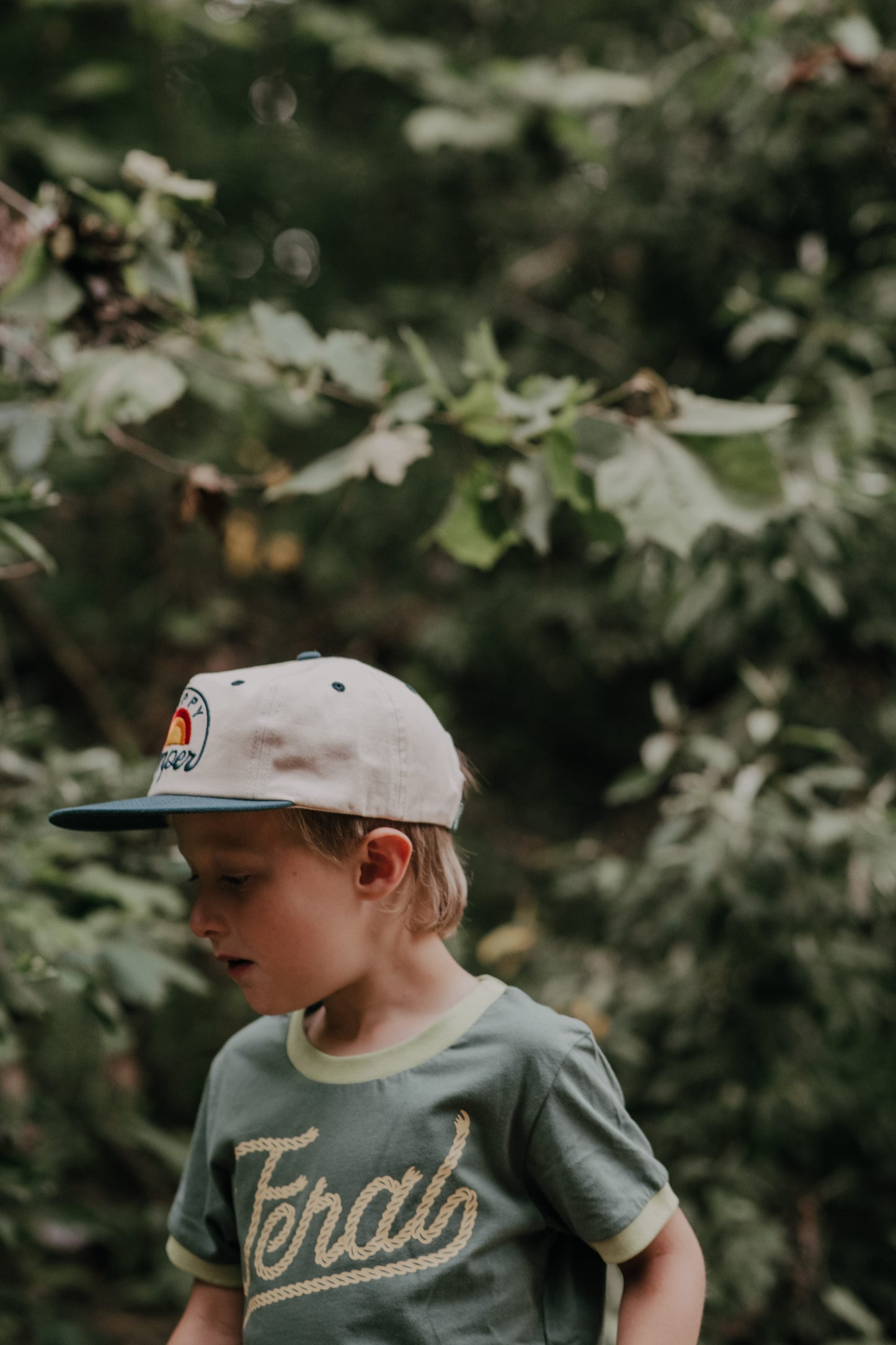 River Road Feral Vintage Ringer | Forest (Youth)
