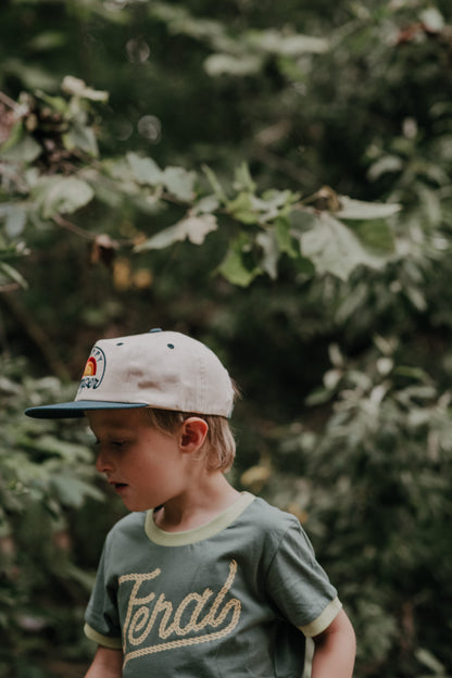 River Road Feral Vintage Ringer | Forest (Youth)