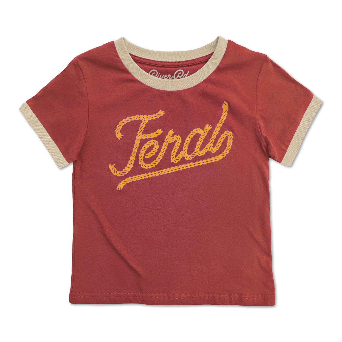 River Road Feral Vintage Ringer | Maroon (Youth)