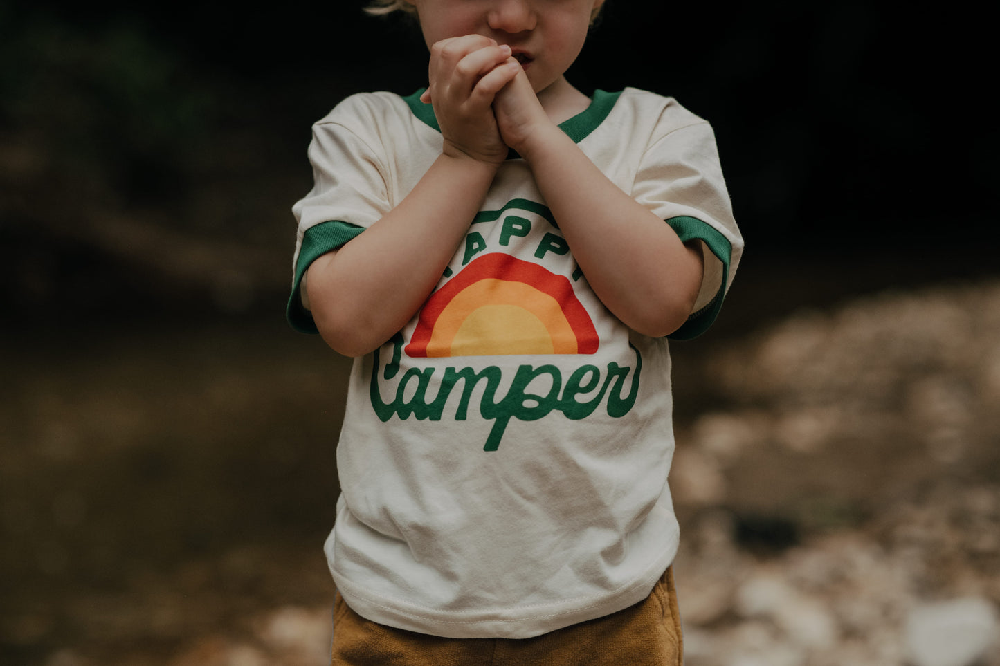 River Road Happy Camper Vintage Ringer (Youth)