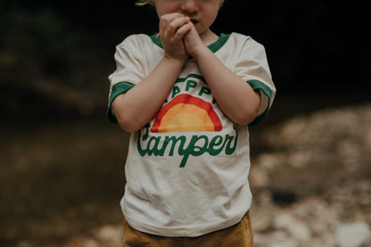 River Road Happy Camper Vintage Ringer (Youth)