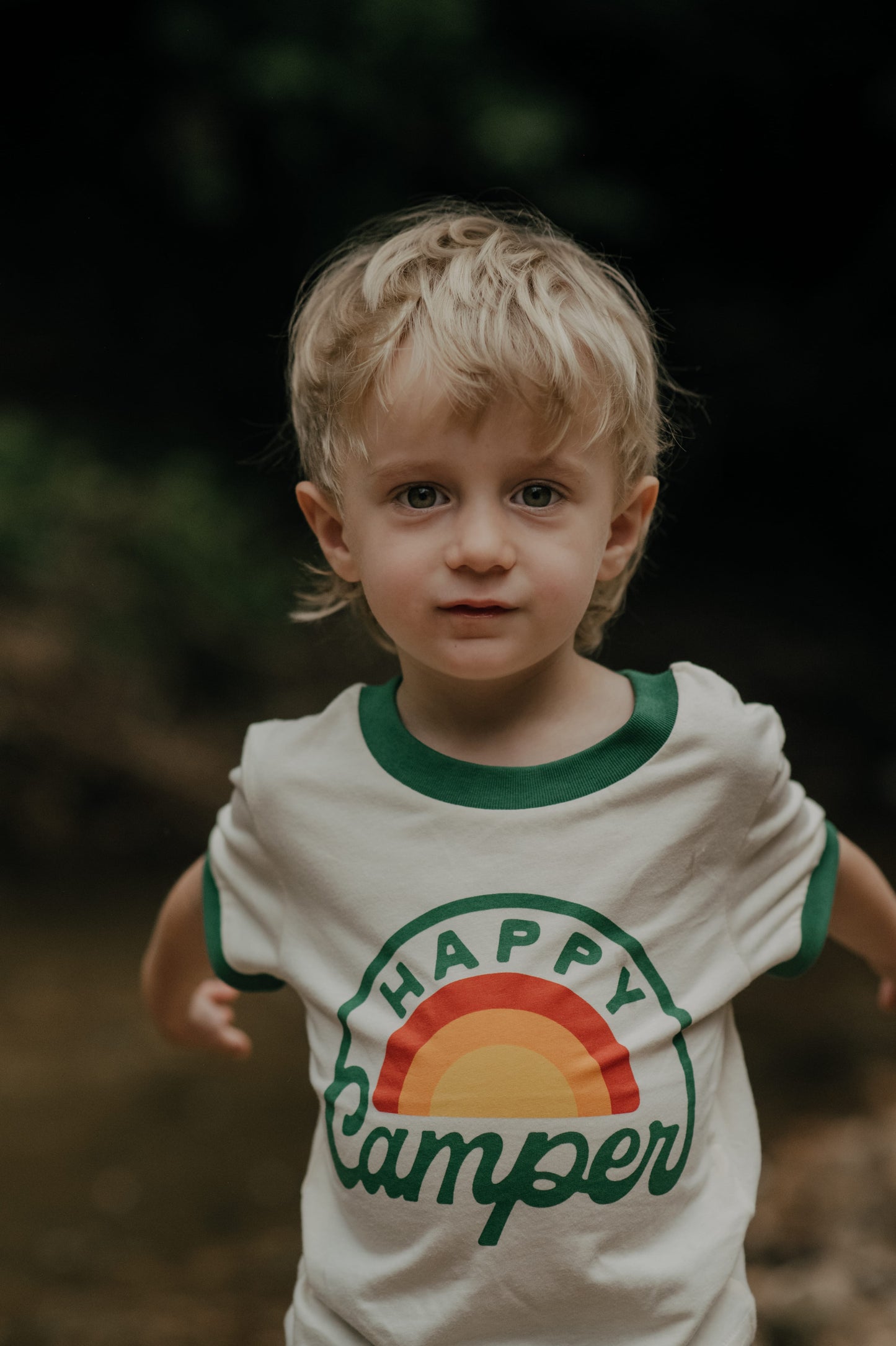 River Road Happy Camper Vintage Ringer (Youth)