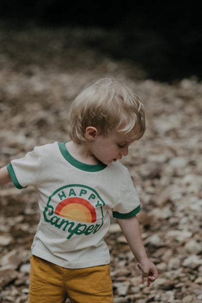 River Road Happy Camper Vintage Ringer (Youth)