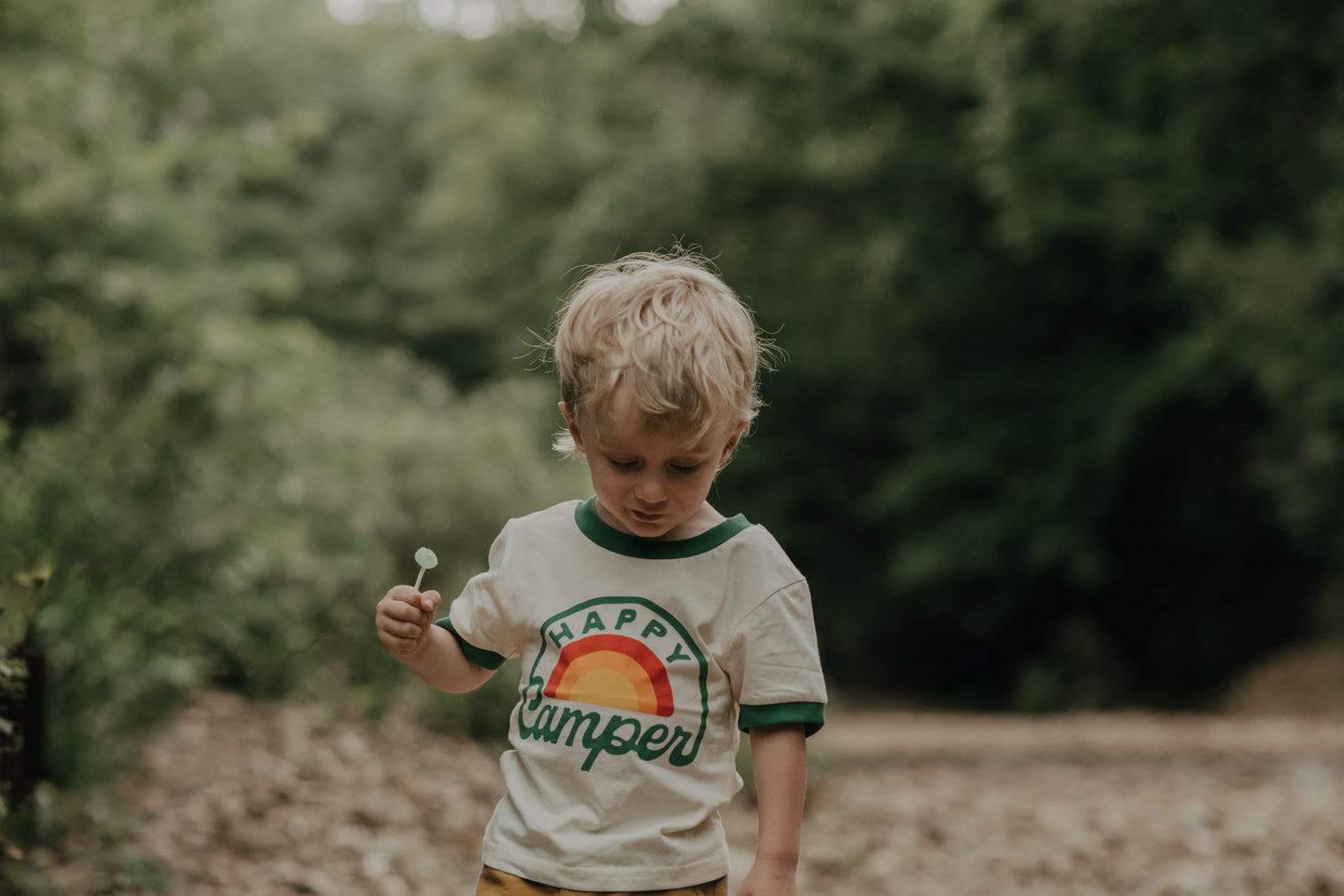 River Road Happy Camper Vintage Ringer (Youth)