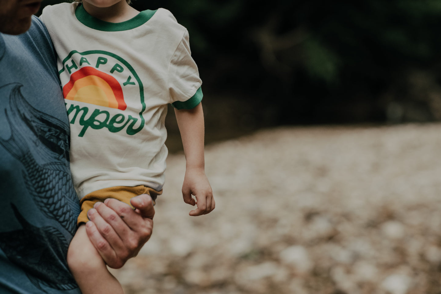River Road Happy Camper Vintage Ringer (Youth)