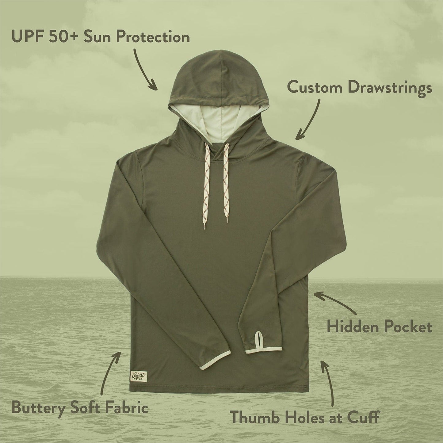 River Road UPF Drift Hoodie