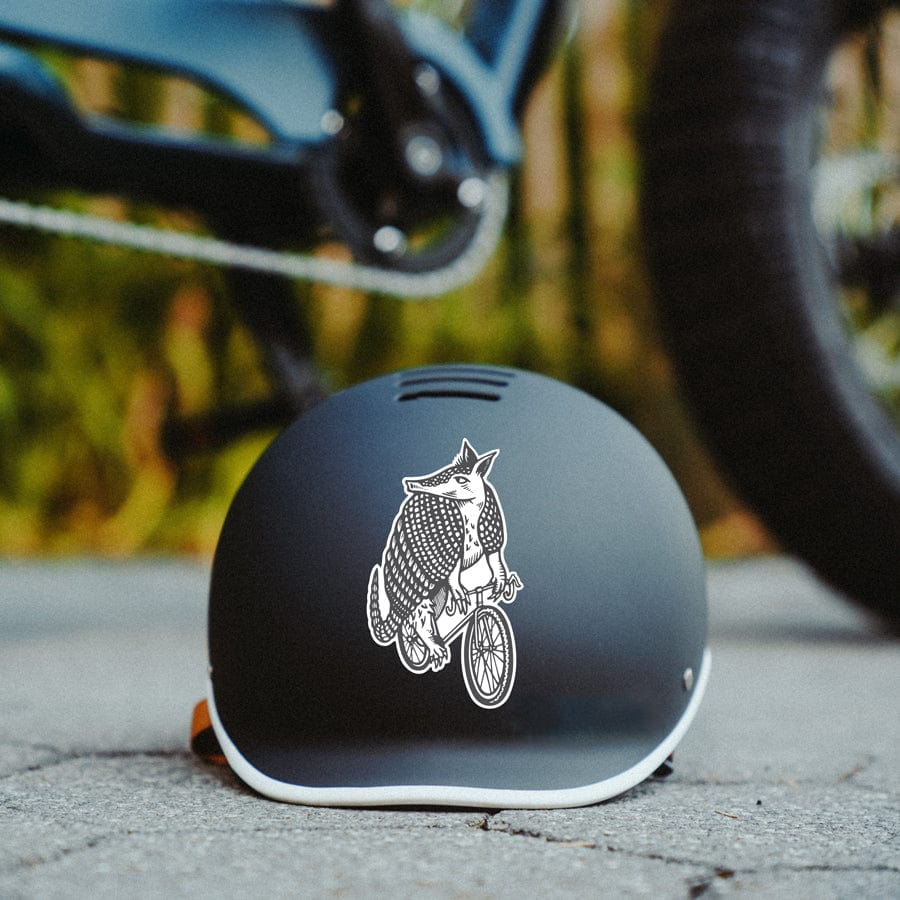 River Road 9-Banded Biker Sticker