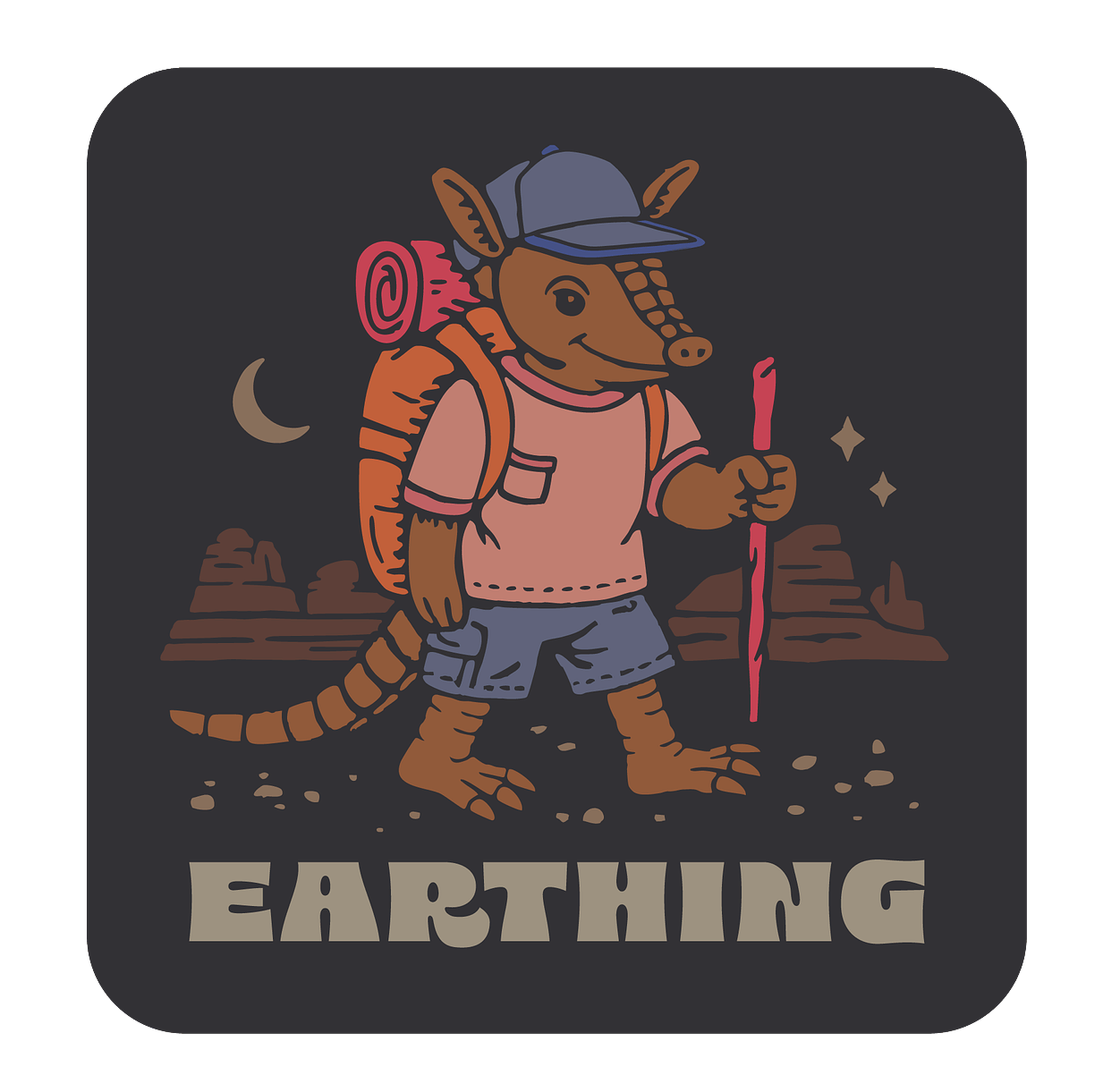 River Road Earthing Sticker
