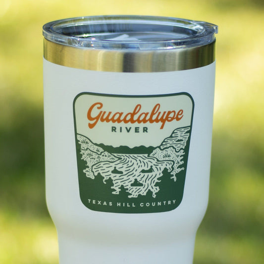 River Road Guadalupe Hill Country Sticker