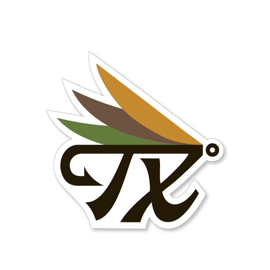 River Road Texas Fly Sticker