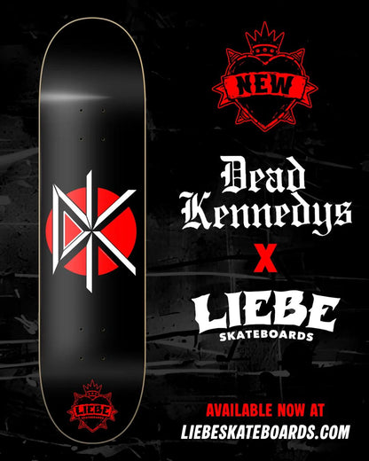 Liebe Dead Kennedys x Liebe Skateboards Deck