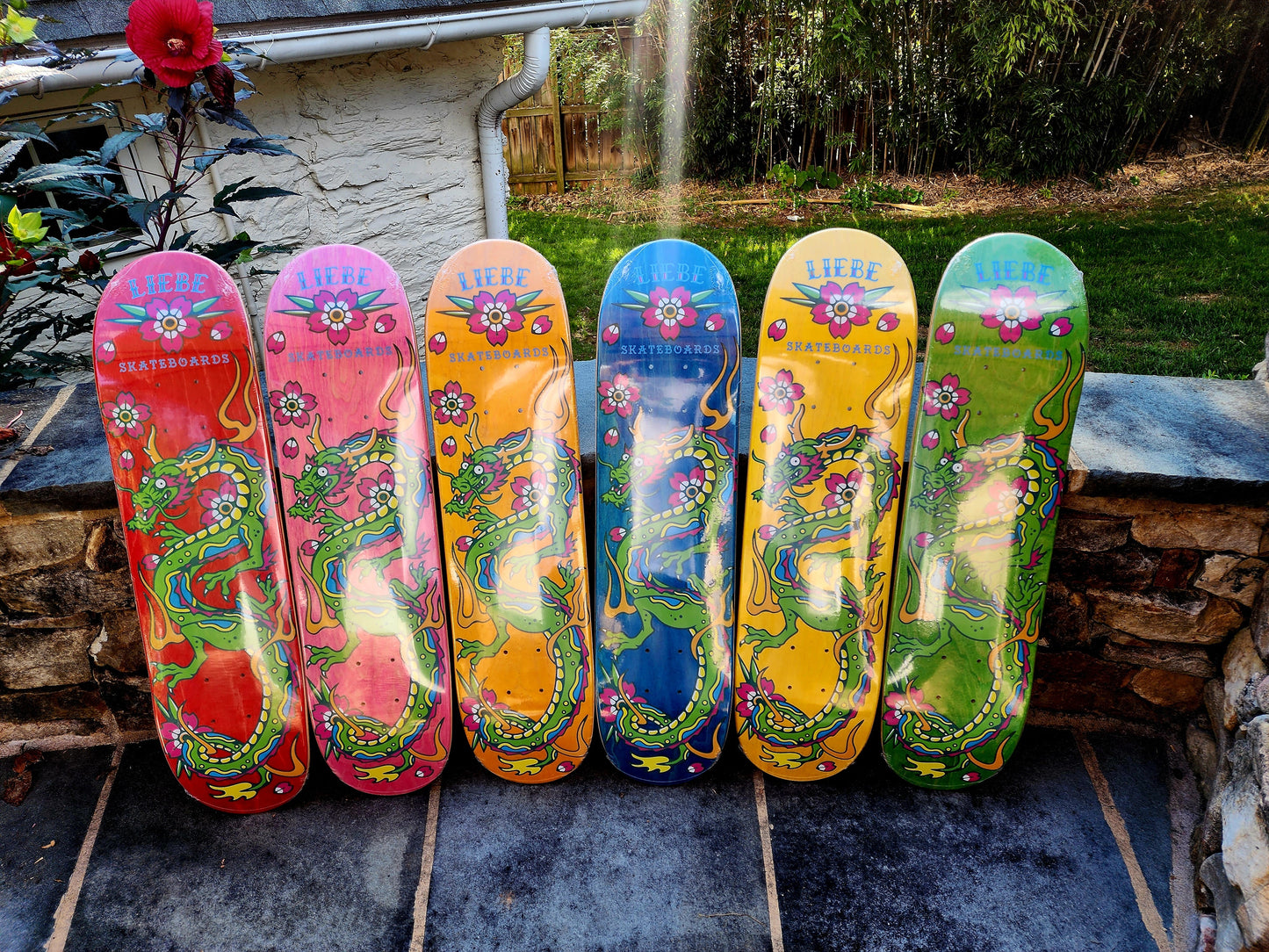 Liebe Skateboards Liebe Grom Squad – Neon Dragon Decks