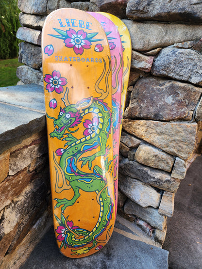 Liebe Skateboards Liebe Grom Squad – Neon Dragon Decks