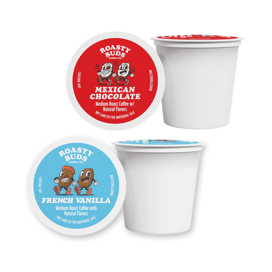 Roasty Buds Mexi Choco & French Vanilla Coffee Pods - Angler's Pro Tackle & Outdoors