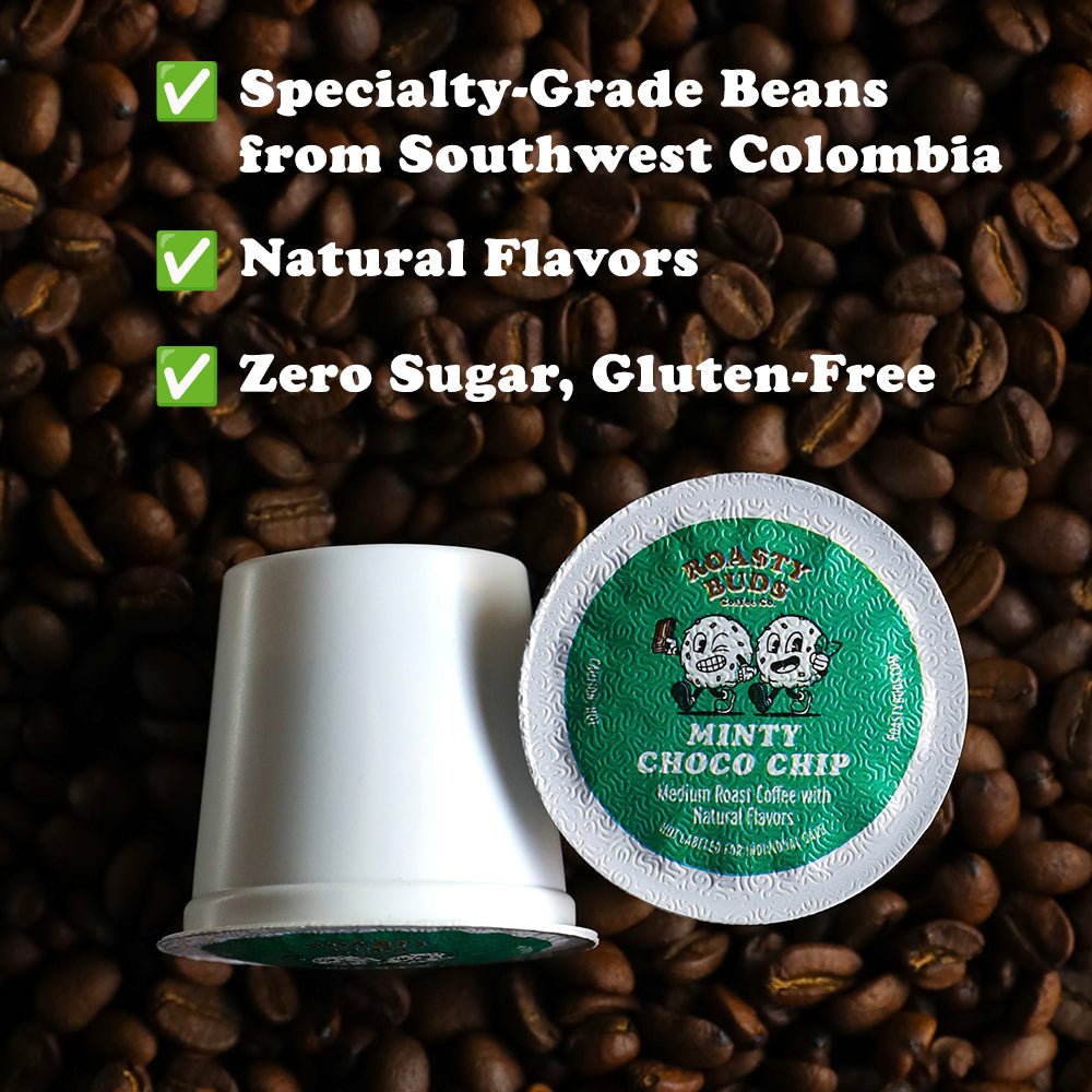 Roasty Buds Minty Choco Chip Coffee Pods - Angler's Pro Tackle & Outdoors