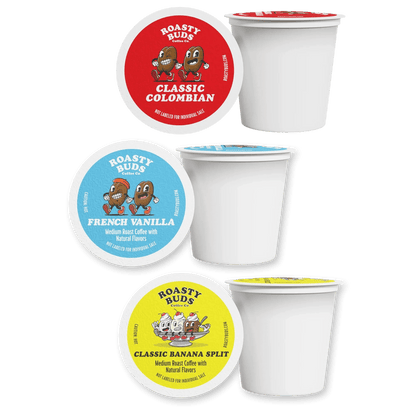 Roasty Buds Regular, French Vanilla & Banana Split Coffee Pods - Angler's Pro Tackle & Outdoors
