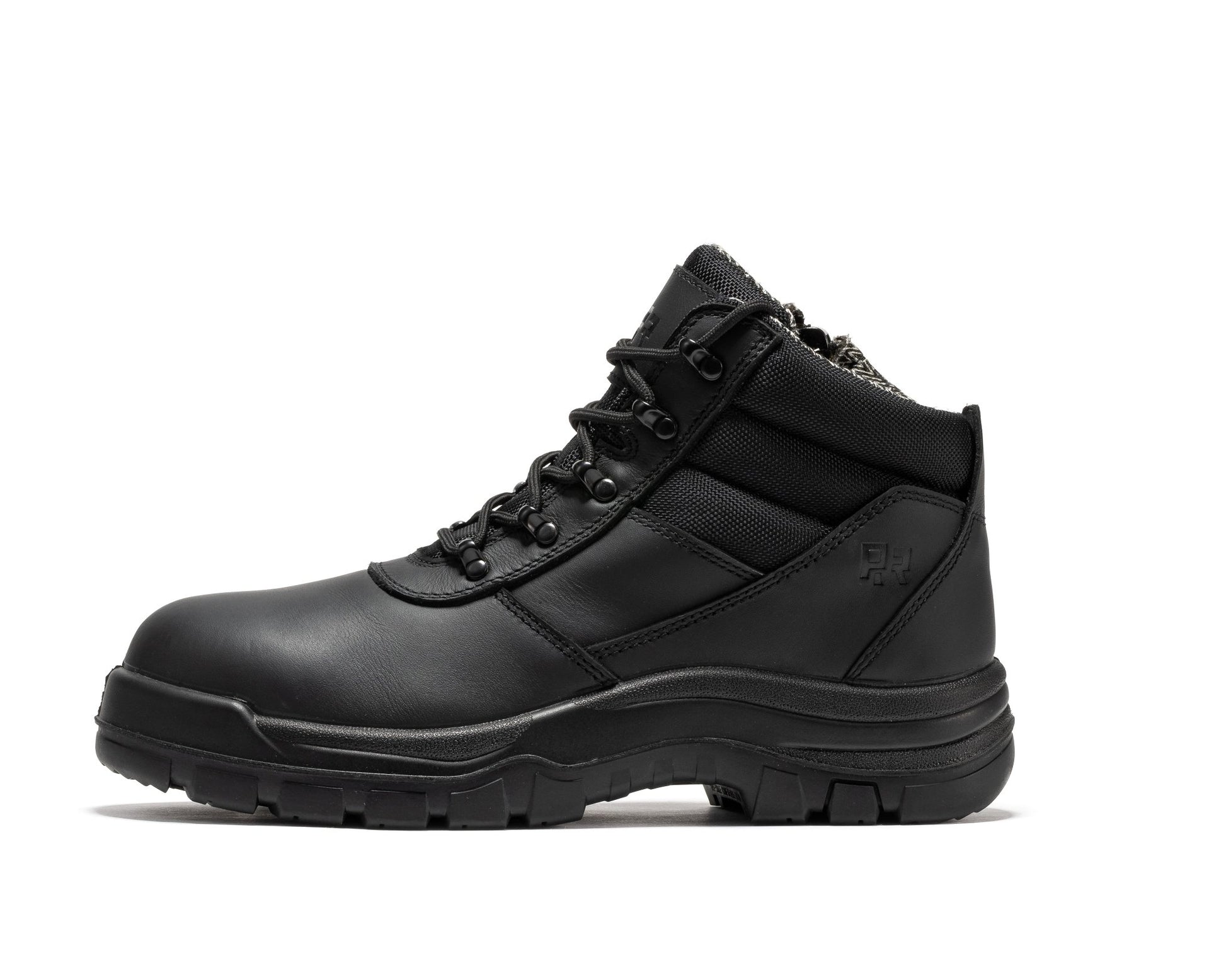 RockRooster Avalon Black 6 Inch Zip - sided Composite toe Leather Work Boots CP213BK - Angler's Pro Tackle & Outdoors