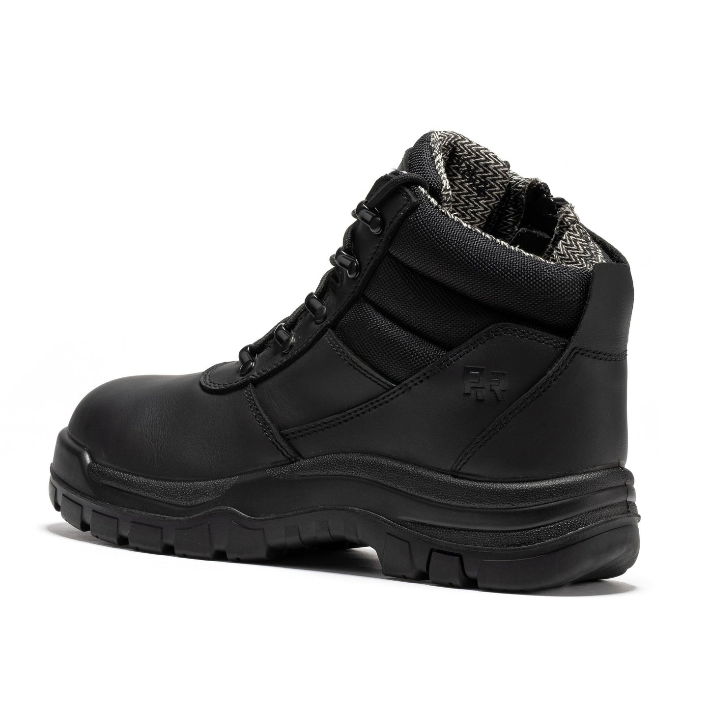 RockRooster Avalon Black 6 Inch Zip - sided Composite toe Leather Work Boots CP213BK - Angler's Pro Tackle & Outdoors