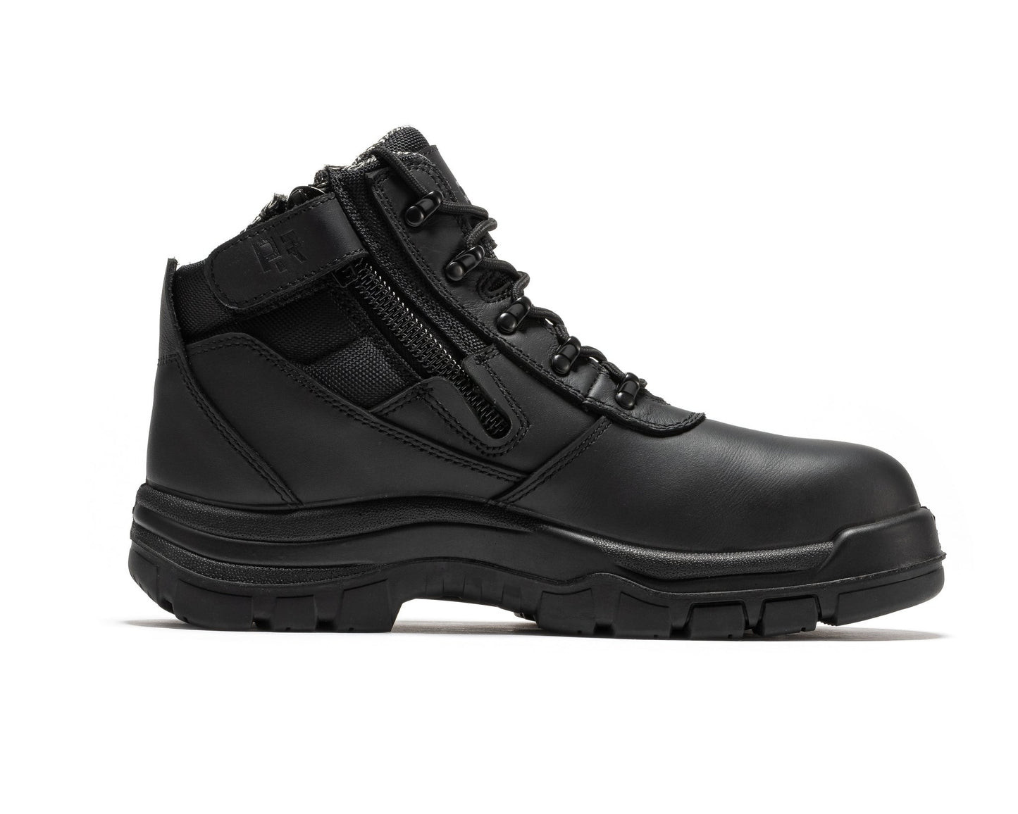 RockRooster Avalon Black 6 Inch Zip - sided Composite toe Leather Work Boots CP213BK - Angler's Pro Tackle & Outdoors