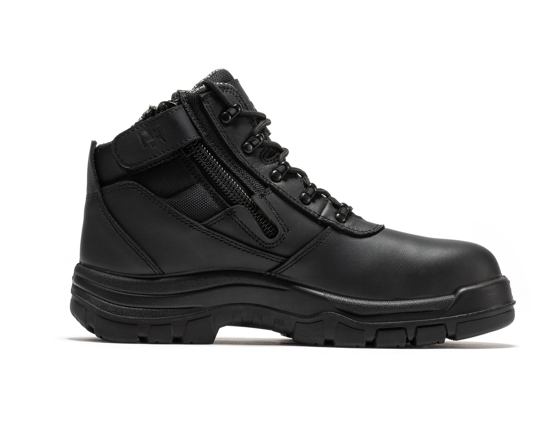 RockRooster Avalon Black 6 Inch Zip - sided Composite toe Leather Work Boots CP213BK - Angler's Pro Tackle & Outdoors