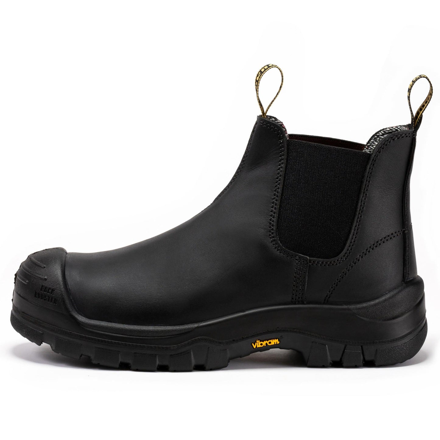 RockRooster Beaufort Men's Black 6 inch Composite Toe Pull-on Leather Work Boots VAK630