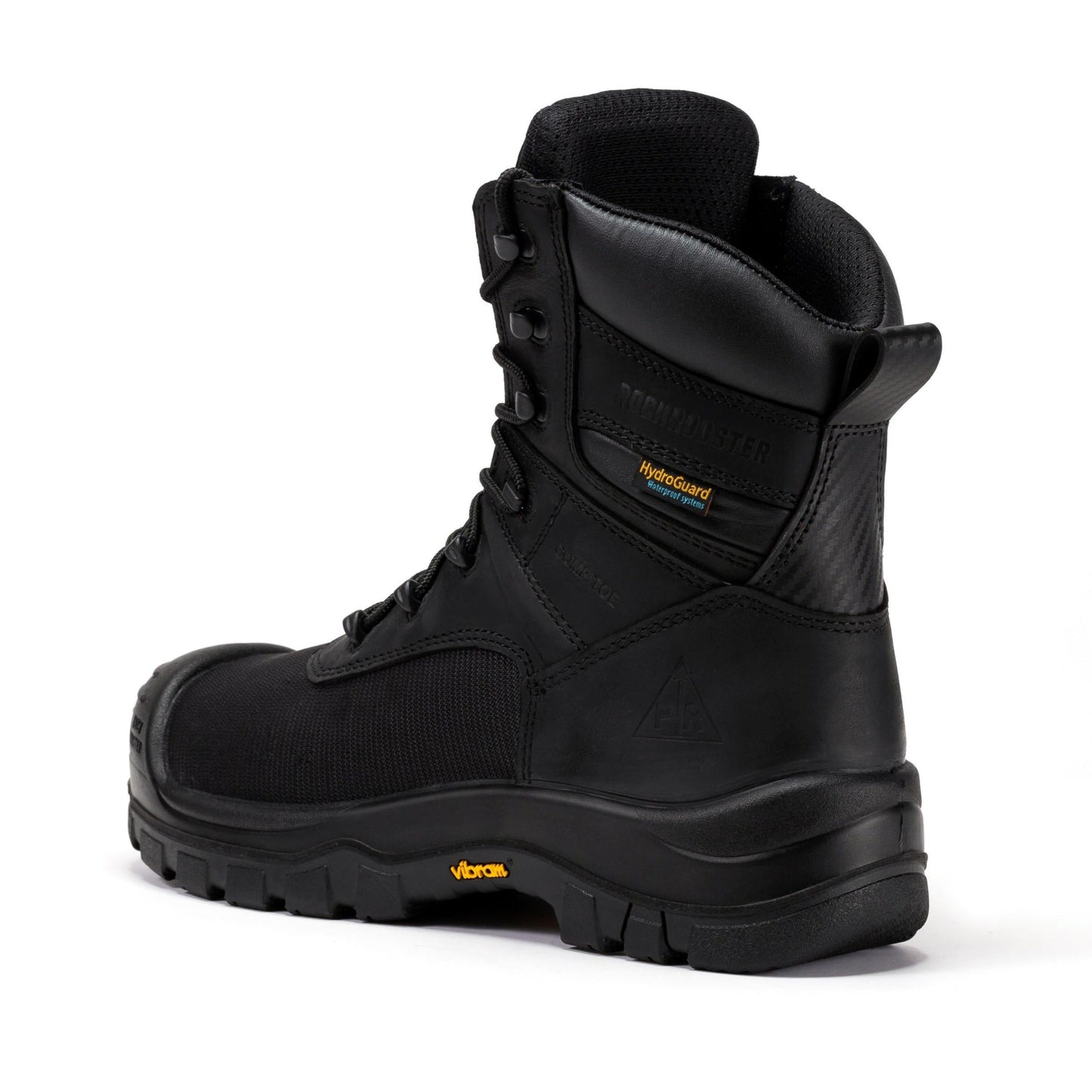 RockRooster Beaufort Men's Black 8 inch Waterproof Composite Toe Work Boots VAK830