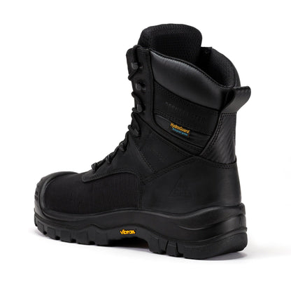 RockRooster Beaufort Men's Black 8 inch Waterproof Composite Toe Work Boots VAK830