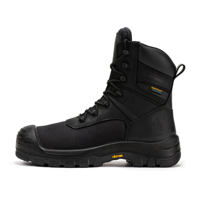 RockRooster Beaufort Men's Black 8 inch Waterproof Composite Toe Work Boots VAK830