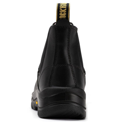 RockRooster Beaufort Men's Black 6 inch Composite Toe Pull - on Leather Work Boots VAK630 - Angler's Pro Tackle & Outdoors