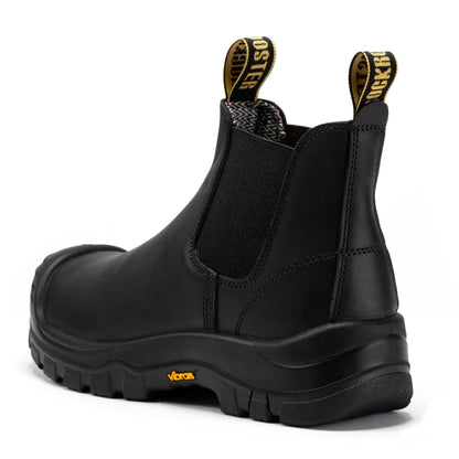 RockRooster Beaufort Men's Black 6 inch Composite Toe Pull - on Leather Work Boots VAK630 - Angler's Pro Tackle & Outdoors